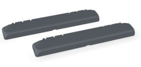 Hinge, ABS, (L x W x H) 16.4 x 170 x 24.5 mm, graphite gray, for B 2617, 96330304