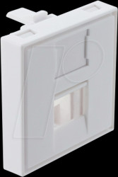 81552 Easy 45 F-Module Cover for Keystone Module 1 Port with dust cap