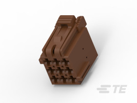 Obudowa złącza TE Connectivity 3-rzędowe Żeński 1-967 Montaż na kablu Kabel Obudowa do zacisków żeńskich