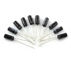 Kondensator elektrolityczny 220uF/25V 6x12mm 105C THT - 10szt.