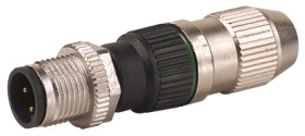 Złącze wielostykowe przemysłowe 3-pinowe M12 Montaż na kablu Wtyczka Murrelektronik Limited