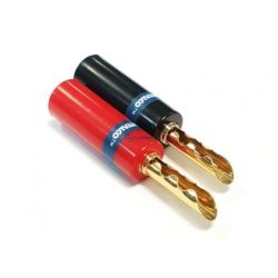 wtyk banan LAW92 VITALCO złocony para 2 sztuki