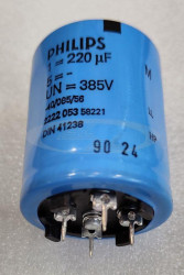 220uF 385V kondensator elektrolityczny PH-053 35x45 PHILIPS