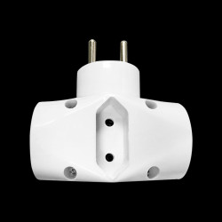 Rozgałęźnik 2x2P+Z 1x2P/II biały OR-AE-13221