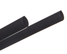 Rura termokurczliwa cienkościenna, odcinki 1m, CR 6,4/3,2 czarna, 427541 /50szt./