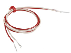 Czujnik RTD PT100 długość 10mm średnica 2mm +250°C żyły 2 Sonda