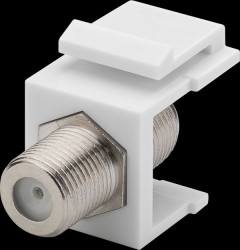 79474 Keystone module F jack / socket, white