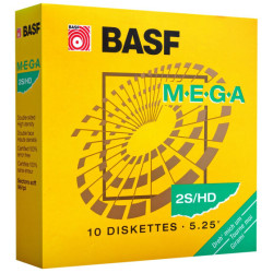 5.25" Diskettes 2S/HD "BASF Mega"