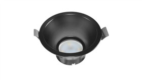 Oprawa Sufitowa Kobra Black Okrągła Aluminium