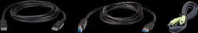 2L-7D02UDPX3 KVM cable set, DisplayPort, USB, audio