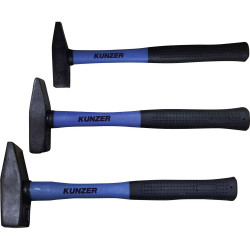 Kunzer 7HSF03 Ball-peen Hammer 2.22kg 370mm Hardened Steel, Rubber Grip
