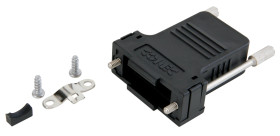 Osłona tylna D-Sub 9 -pinowe Tworzywo sztuczne Proste CONEC