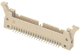 Wtyk PCB 6-pinowe raster: 2.54mm 2-rzędowe HARTING Przewlekany 1.0A 500.0 V.