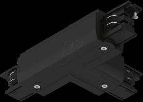 91380 ProRail3 T connector, 167.5x101 mm, max. 3680 W, black