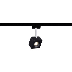 Paulmann 96923 Cube URail Light 8W Black Matt Adjustable Dimmer