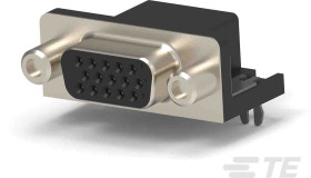 Złącze D-Sub 15-pinowe Żeński Kąt Proste Montaż na płytce drukowanej raster 2.29mm