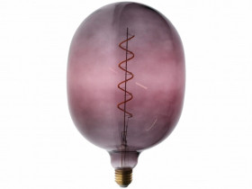 ŻARÓWKA DECO CORIANDOLI EGG GREY-PINK E2 7 4W