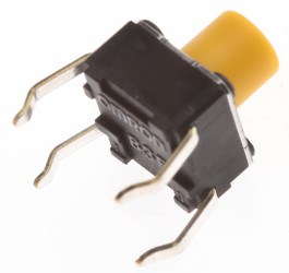 Klosz do przycisku dotykowego SPST 50 mA przy 24 V DC 7mm 3.6mm Przewlekany