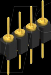 MK 05 4 G Pin header, 1-row, 1 x 4 - 2.54 mm