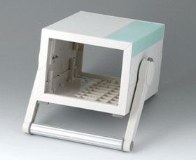 ABS enclosure, (L x W x H) 130 x 185 x 124 mm, gray white (RAL 9002), IP40, B2213315