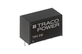 Przetwornica DC-DC, 2W, Uwe 9,6 →14,4 V DC, Uwy 5V dc, Iwy 200mA Nie, TRACOPOWER Tak