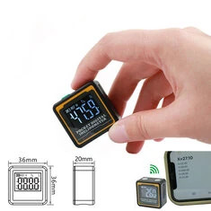 ETOPOO Mini Kieszeń Inklinometr z Bluetooth cyfrowy wyświetlacz Pomiar kąta pochylenia dla pomiarów geodezyjnych konstrukcyjnych