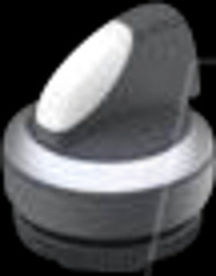 1.30.272.027/2200 Selector switch (RAFIX 22 FS+), round collar, 2x40°, momentary,