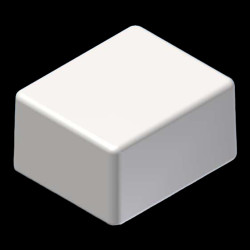 Teko - seria SMART (SR23.7) - uniwersalna obudowa w kolorze białym (76 x 63,5 x 41 mm)