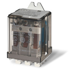 Przekaźnik 12V dc 3PDT, 3PDT Finder, montaż kołnierzowy