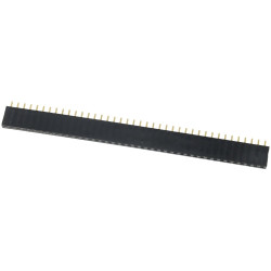 Gniazdo goldpin 1x40 pin żeńskie proste 2.54mm