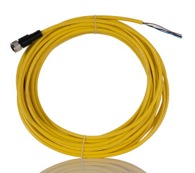 Przewód czujnik-siłownik ze złączem Złącze M12 liczba rdzeni 4 długość 10m Rodzaj A Żeńskie
