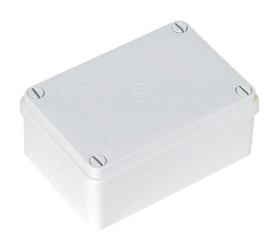 Puszka n/t hermetyczna 190x140x70 bez dławików IP65 szara S-BOX 416