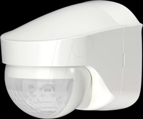 1030206 Motion detector, PIRA TO AP, PIR, outdoor wall, 180°, white