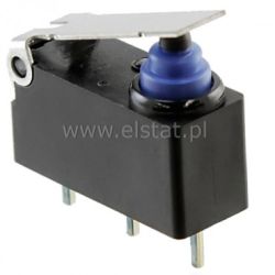 Przełącznik krańcowy z dźwig.14mm 0,1A 125V micro