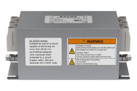 Filtr EMC 500A 3-fazowy 250 V AC EPCOS, montaż THT