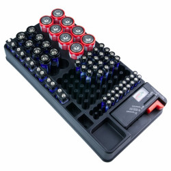 Organizer na baterie z testerem