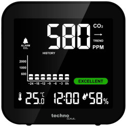Technoline WL1025 Weather Station with CO2 reading function and advanced senso