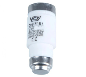 Wkładka Topikowa Bezpiecznikowa Bezpiecznik D02 63A 500V AC gG/gL VCX
