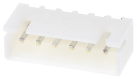 Wtyk PCB 6-pinowe raster: 2.5mm -rzędowe JST Przewlekany 3.0A 250.0 V.