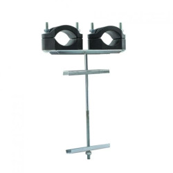 Uchwyt dystansowy na rurę i kabel słup ŻN UKI 2X2 z odsadzeniem L250