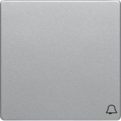 Klawisz z nadr. symb. "dzwonek" łącz. 1-kl., alu aks, lak