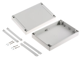 Obudowa ABS szerokość zew. 160 mm długość zew. 240 mm wys. zew. 60 mm OKW IP66 Szary