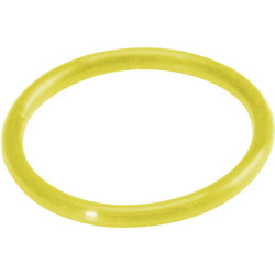Hicon HI-UC-GE Series ID Rings, Yellow, 10pcs, Adjustable Silicone, Cap Fit
