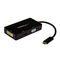 Adapter, 4K, do wyświetlaczy: 1, USB C, USB 3.1, DVI, HDMI, VGA