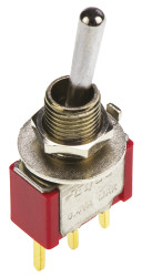 Przełącznik Wł.-wł. średnica wycięcia 6.35mm SPDT TE Connectivity Płytka drukowana długość przełącznika 10.41mm