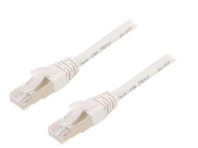 ETH-24441409 Patch cord ETHERLINE Cat.6a,S/FTP 6a linka Cu LSZH biały