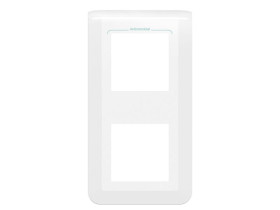MOSAIC Ramka 2 podwójna pionowa 2x2 moduły biała antybakteryjna do uchwytu 078723L LEGRAND