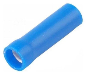 Konektor płaski 2.8mm żeński, pełna izolacja, 0.8mm, 1.5-2.5mm, SGE, z tulejką miedzianą