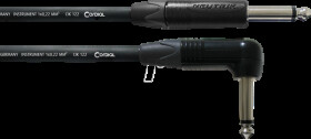 CXI 9 PR CORDIAL 6.3-mm mono jack, mono angled jack, 9.00 m