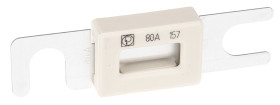 Bezpiecznik samochodowy, 80A kolor Szary, biały, Littelfuse 80V dc